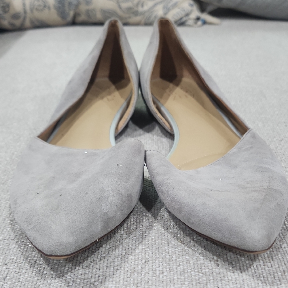 Naturalizer Women's Gray Suede Loafers